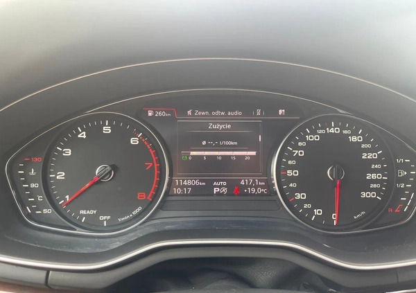 Audi A4 cena 85900 przebieg: 115000, rok produkcji 2016 z Mikołajki małe 232